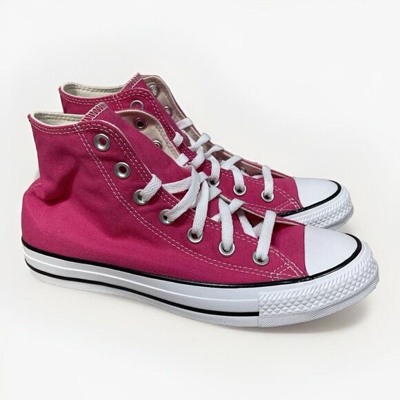 Converse Unisex Chuck Taylor All Star Hi Pink Fuchsia Sneakers Shoe Women 7.5 - Picture 6 of 8